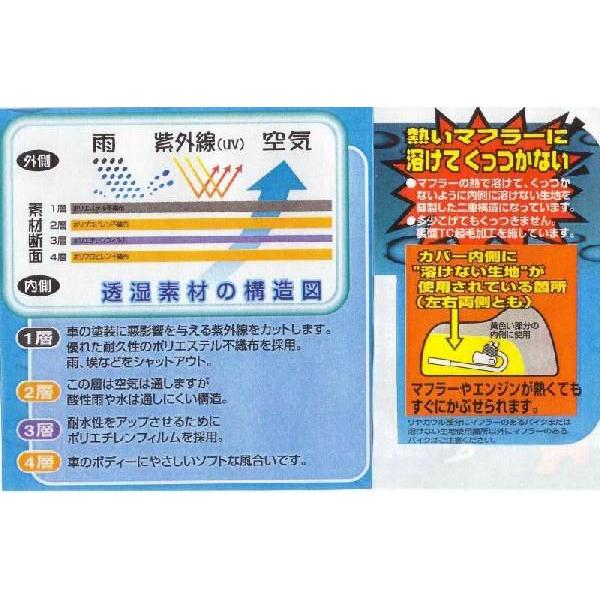 ユニカー工業 正規代理店 BB-909 スーパーユニテックスバイクカバー 7L