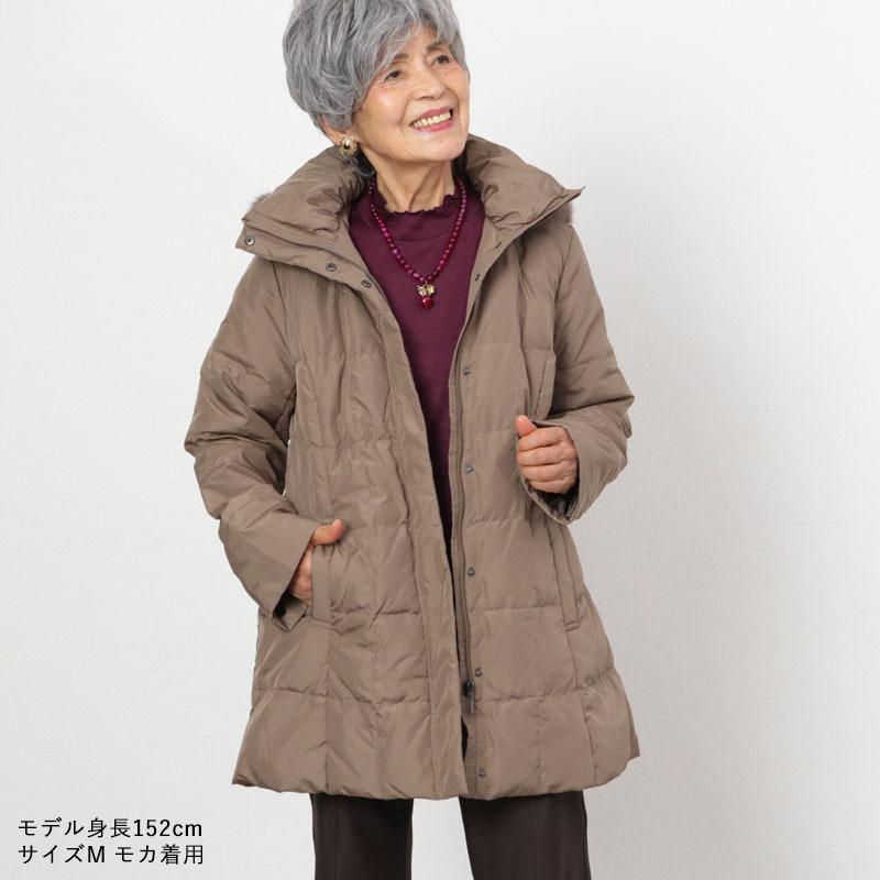 シニアファッション 80代服 高齢者 婦人服 70代 女性 ダウン コート 母 
