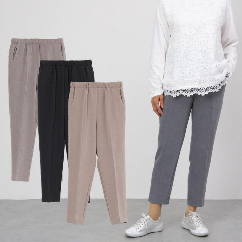 シニア服 80代 70代 60代 レディース 婦人服 高齢者 おばあちゃん 日本製 しわになりにくい 乾燥機ok 涼感スラックスパンツ 股下60cm 取寄せ品 乾燥機対応 宅配便配送