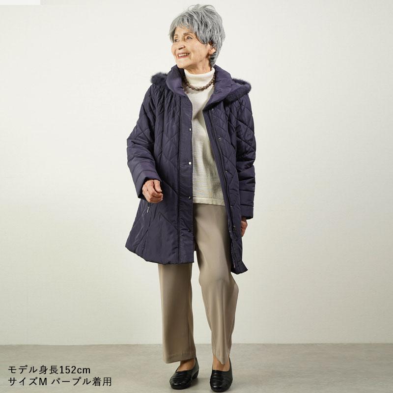 レディース薄手コート 高級 チュニック丈  シニアファッション 大きめサイズ シニアファッション 80代 70代 60代 高齢者 婦人服 コート レディース