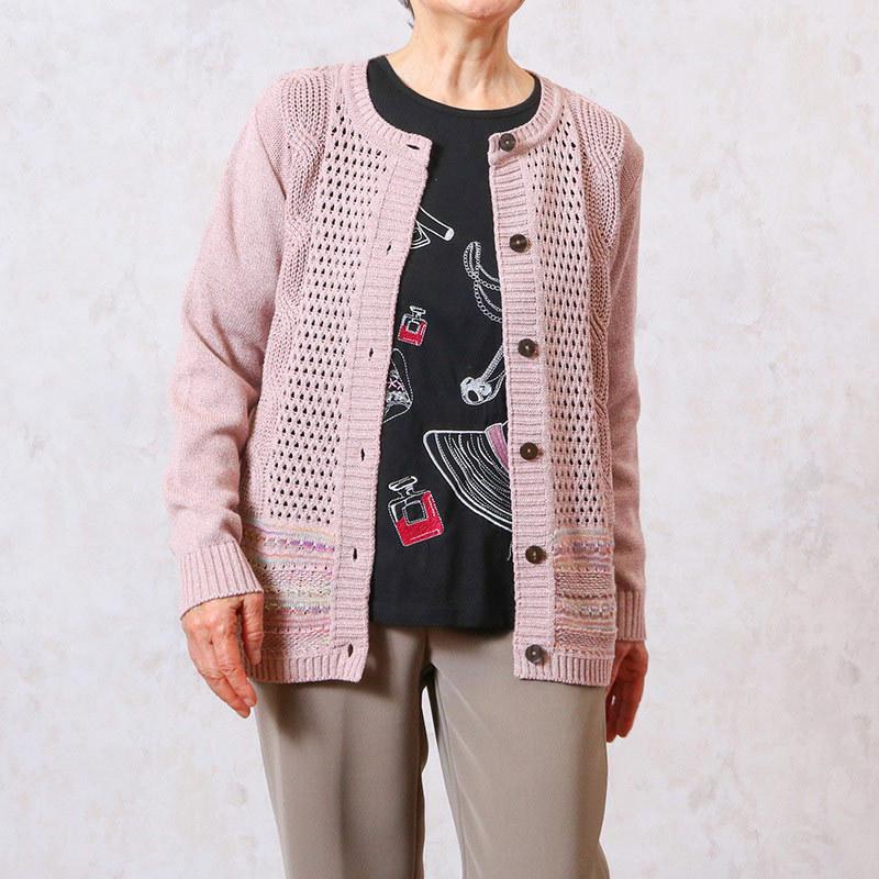 敬老の日 母の日 プレゼント シニア 服 カーディガン 80代 祖母 70代 60代 高齢者 婦人服 母 誕生日 ギフト レディース おばあちゃん お年寄り 日本製｜cocowaku｜13