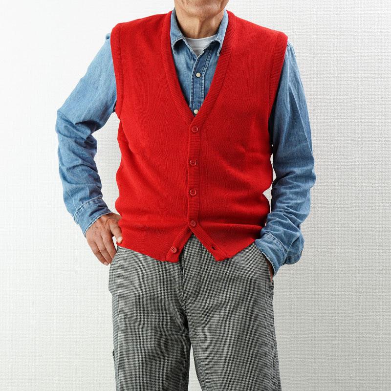 シニア  服  80代  70代  60代  紳士服  高齢者  メンズ  誕生日  洗えるニット  前開きVネックベスト 誕生日 プレゼント |  | 07
