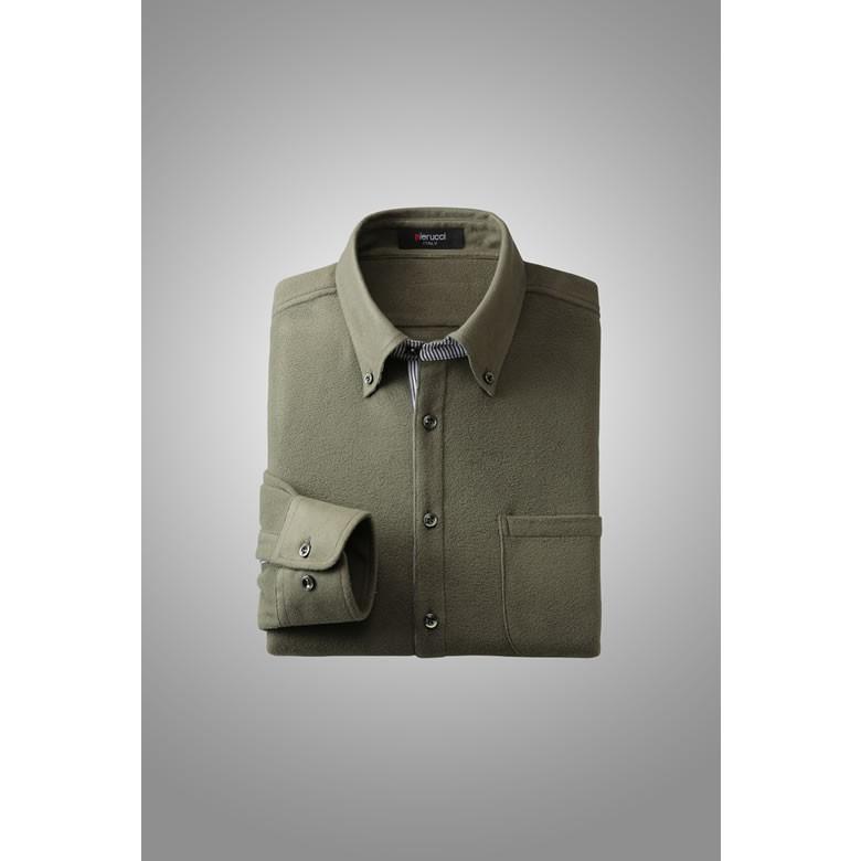 シニア メンズ ファッション ボタンダウンあったかフリースシャツ２色組 70代 80代 男性 紳士服 お年寄り高齢者 おじいちゃん Csk Gv 008 シニアファッションココわく 通販 Yahoo ショッピング