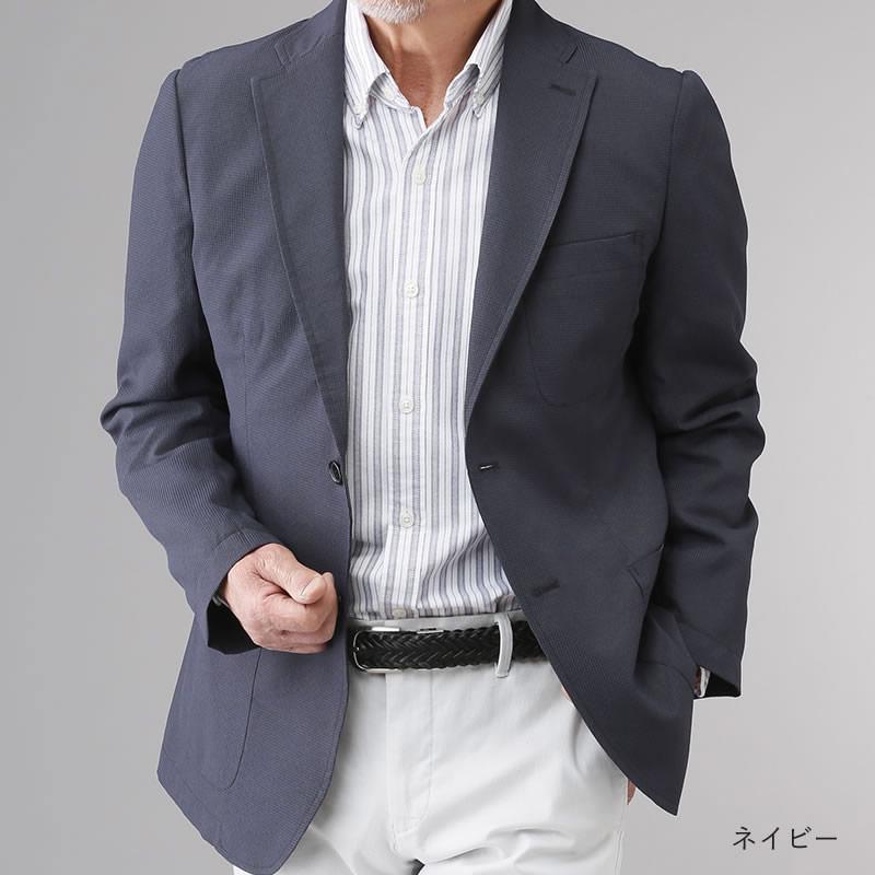 シアサッカー ジャケット シニアファッション 70代 80代 60代 メンズシニア 男性 紳士服 おじいちゃん お年寄り 高齢者 Csk Mo1 Gv 030 シニアファッションココわく 婦人服 紳士服 通販 Yahoo ショッピング