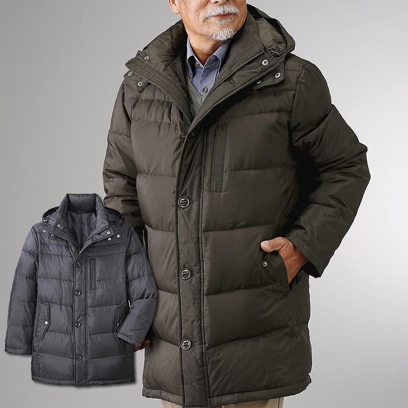 フード付き ダウン ハーフ コート シニアファッション 70代 80代 60代 男性 メンズ おじいちゃん服 Csk Mo2 C シニアファッションココわく 婦人服 紳士服 通販 Yahoo ショッピング