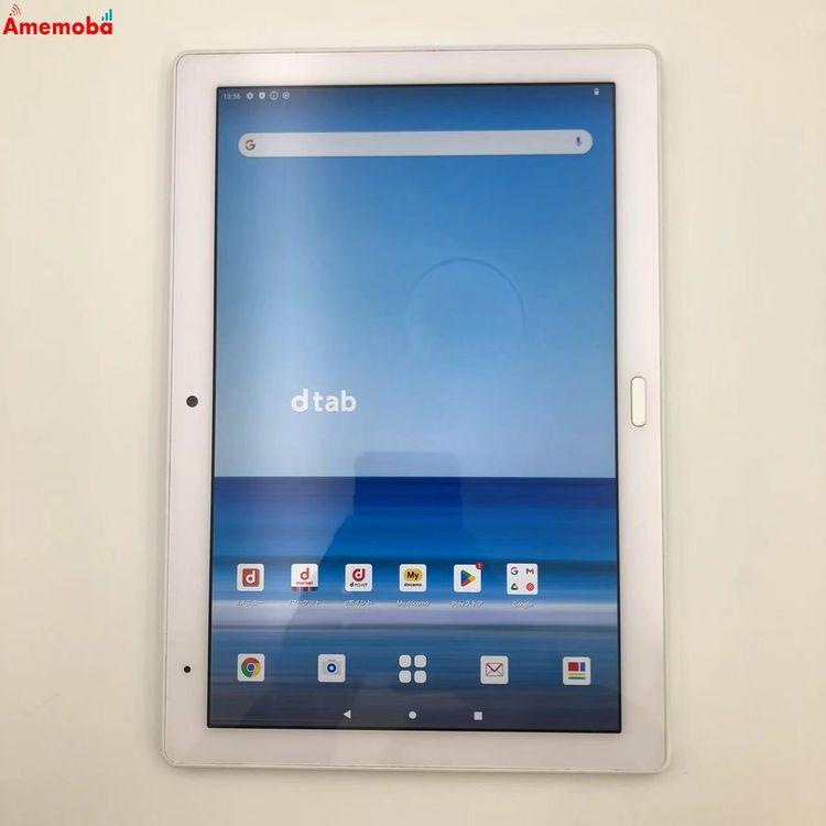 dtab d-41A ホワイト　SIMロック解除済み　64GB じゃんぱら-SHARP docomo 【SIMロック解除済み】 dtab d-41A 4GB
