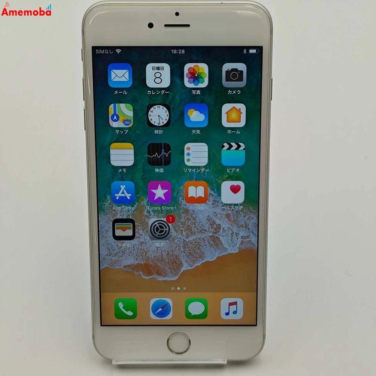 iphone 6s plus シルバー 中古 au(sim フリー）64GB