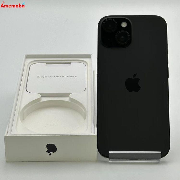 極美品 iPhone 15 128GB ブラック SIMフリー MTMH3J/A iPhone15 128GB ブラック MTMH3J/A Apple版SIMフリー 中古
