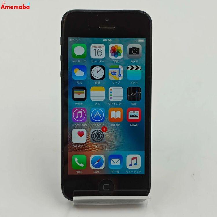 スマートフォン本体 iPhone 5 Black 16 GB Softbank iPhone5 16GB ブラック MD297J/A SoftBank版SIMフリー 訳あり品