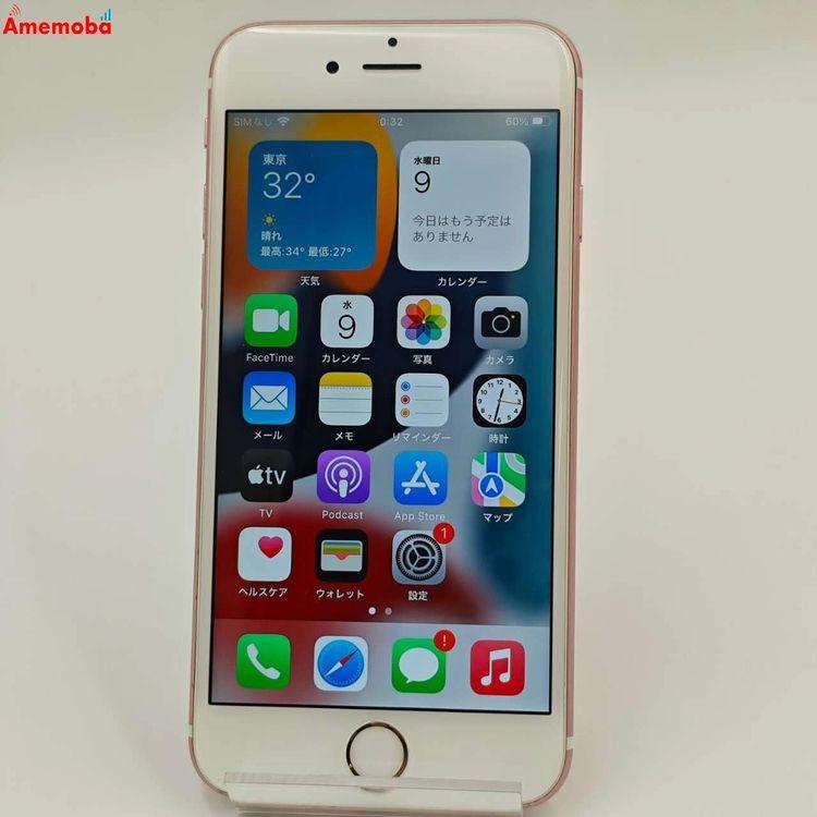 iPhone6s 16GB ローズゴールド MKQM2J/A AU版SIMフリー 中古
