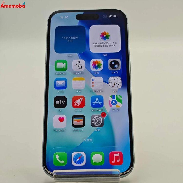 iPhone15 128gb ブルー　中古 ノーリビルド　Apple Store Refurbished iPhone 15 Pro 128GB - Blue Titanium (Unlocked