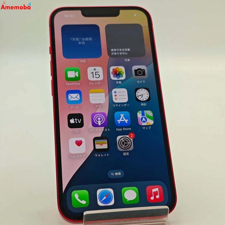 iPhone14 128GB Product Red MPV93J/A AU版SIMフリー 美品 中古