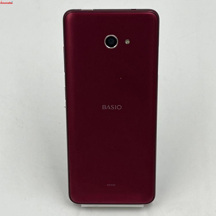 BASIO4 KYV47 ワインレッド 32GB au スマホ本体 BASIO4 32GB ワインレッド KYV47 AU版SIMフリー 美品 中古[28111567