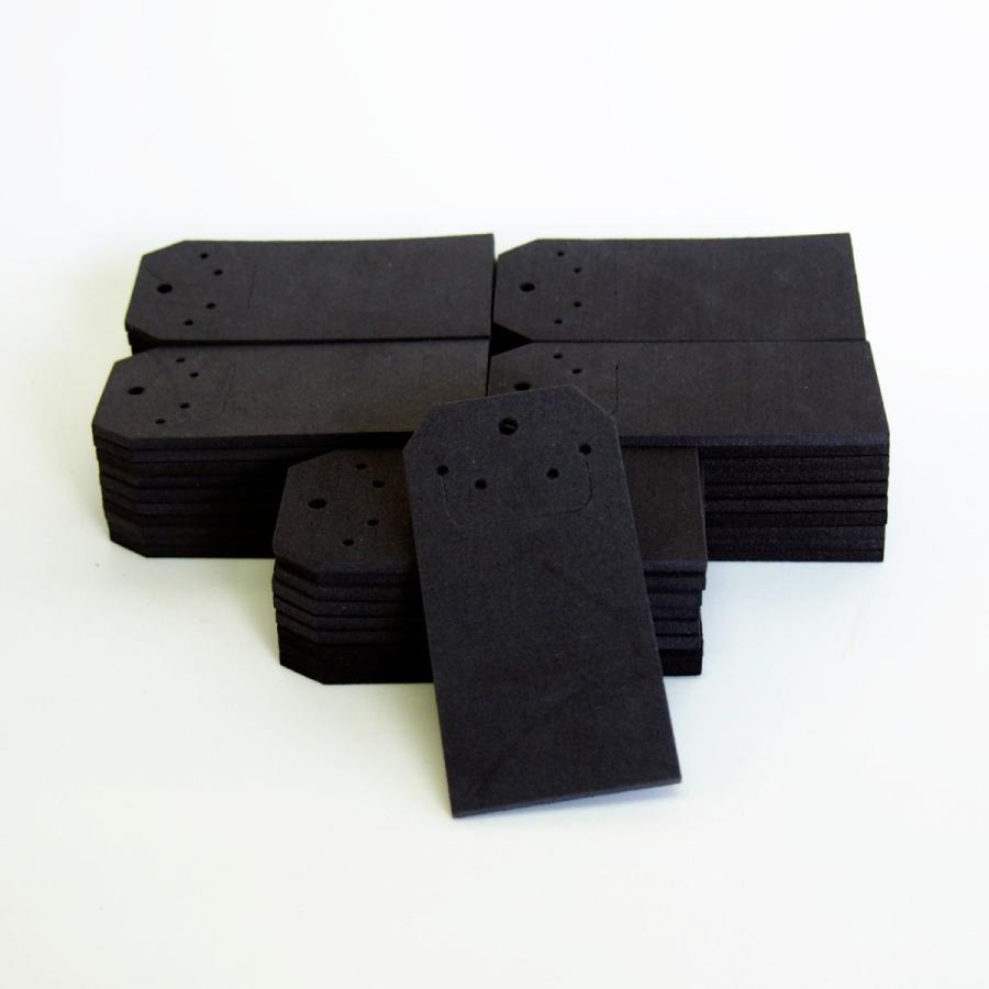 ピアス・イヤリング用台紙 大 黒 50枚 |  | 01