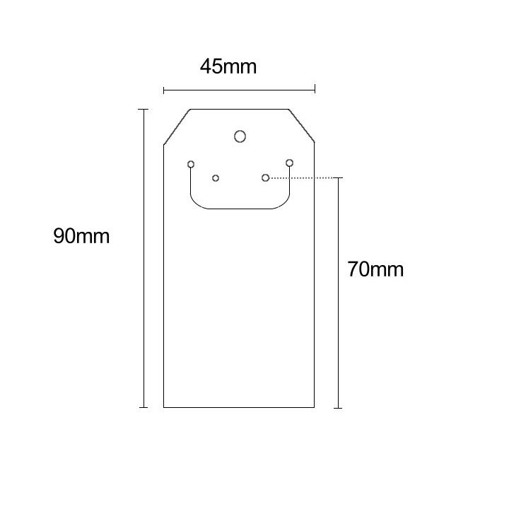 ピアス・イヤリング用台紙 大 黒 50枚 |  | 05