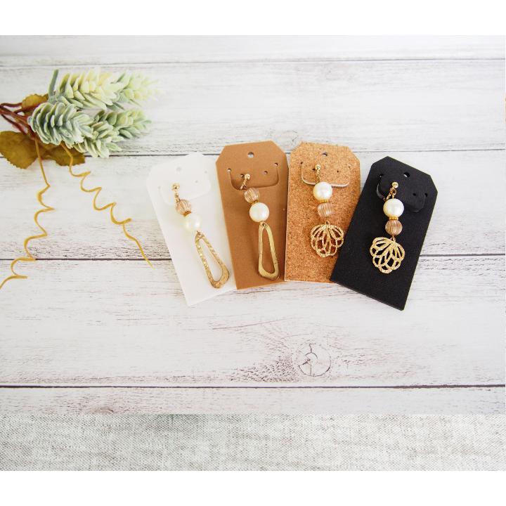 ピアス・イヤリング用台紙 大 黒 50枚 |  | 09