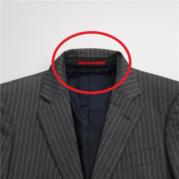 ORIHICA イタリア製タスマニアウール 2つボタン シングルスーツ Y5 M グレー ストライプ ノータック 春秋冬 96E323A-34 4NK056 | ORIHICA | 03
