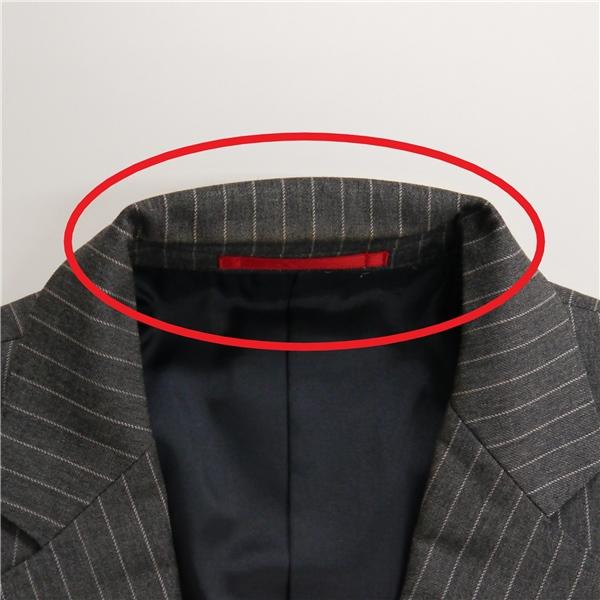 ORIHICA イタリア製タスマニアウール 2つボタン シングルスーツ Y5 M グレー ストライプ ノータック 春秋冬 96E323A-34 4NK056 | ORIHICA | 04