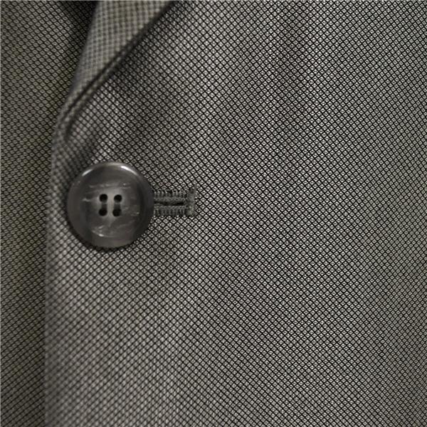 LEMIDIAN 2つボタン ファンシー タキシードスーツ シングル 5点セット M AB4 光沢 ダークグレー ウエディング ブライダル 455 4XI072 | ブランド登録なし | 02