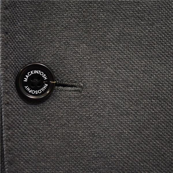マッキントッシュフィロソフィー 2つボタン シングルスーツ S YA4 ダークグレー ノータック H1R24-570-06 夏物 春夏 薄手 4XK076 | MACKINTOSH PHILOSOPHY | 02