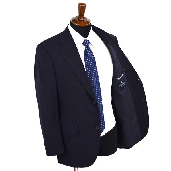 ブルックスブラザーズ 段返り 3つボタン シングルスーツ M A5 ダークネイビー ストライプ ノータック 19-04-2307-75-53 夏物 春夏 4XK083 | BROOKS BROTHERS | 01