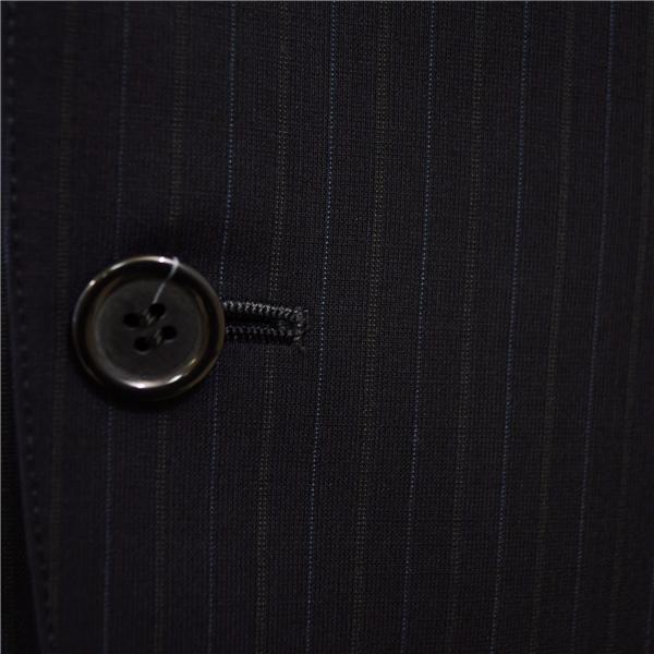 ブルックスブラザーズ 段返り 3つボタン シングルスーツ M A5 ダークネイビー ストライプ ノータック 19-04-2307-75-53 夏物 春夏 4XK083 | BROOKS BROTHERS | 02