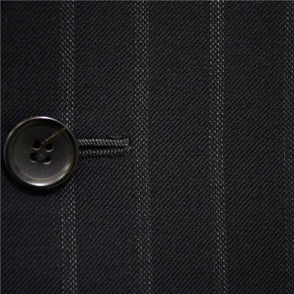 GUCCI 3つボタン シングルスーツ L YA8 ブラック ストライプ ノータック グッチ 284BFT 合物 春秋 4XL061 | GUCCI | 02