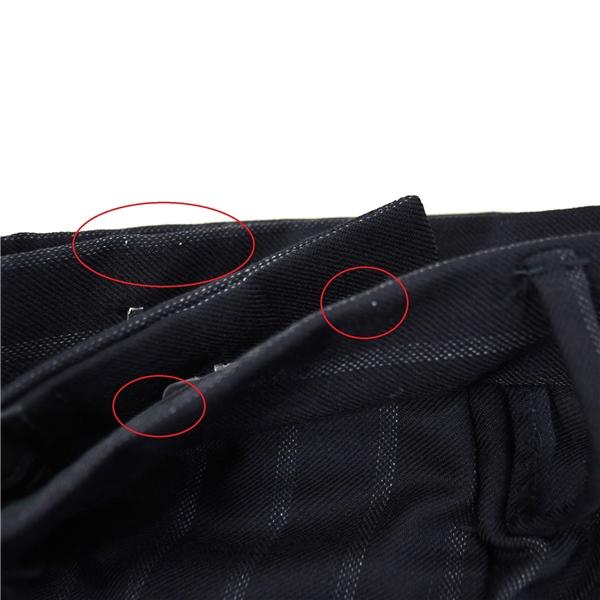 GUCCI 3つボタン シングルスーツ L YA8 ブラック ストライプ ノータック グッチ 284BFT 合物 春秋 4XL061 | GUCCI | 09