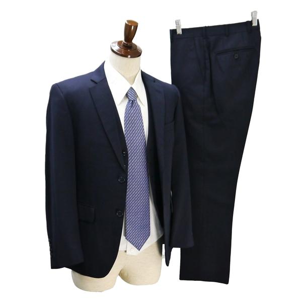 DANKAN ダンカン 3ピース 2つボタン シングルスーツ 袖口4つボタン A5 M ダークネイビー 濃紺 ノータック 春秋冬 06081 5NC015 | ブランド登録なし