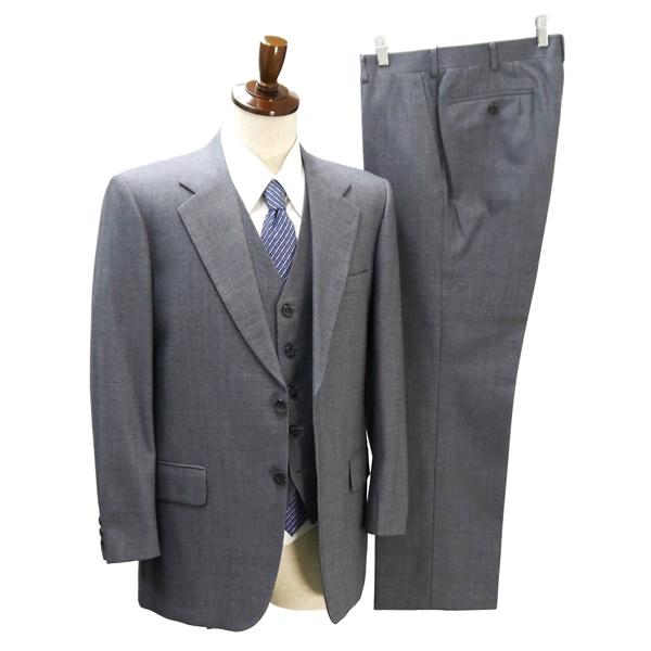 Golden Bird 3ピース 2つボタン シングルスーツ 袖口3つボタン A6 M ダークグレー 暗灰色 ノータック 春秋冬 8574 5ND003 | ブランド登録なし