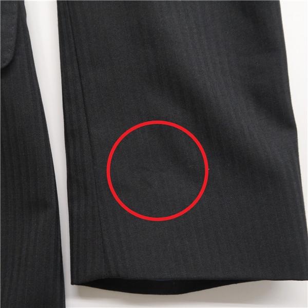 JUNKO SHIMDA JS homme 2つボタン シングルスーツ Y6 M ダークグレー シャドーストライプ ノータック 春夏 G181J150-0 5NE002 | JUNKO SHIMADA | 04