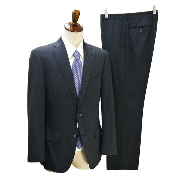 JUNKO SHIMADA COMFORTABLE WOOL 段返り 3つボタン シングルスーツ A6 M ダークグレー チェック ノータック 春夏 G131J113-0 5NE019 | JUNKO SHIMADA