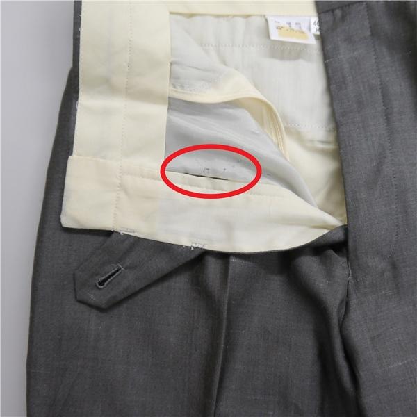 Oguri LONDON オグリロンドン 4つボタン シングルスーツ YA7 L ブラウンがかったグレー ノータック 春夏 C-AT1262 5NE025 | ブランド登録なし | 04