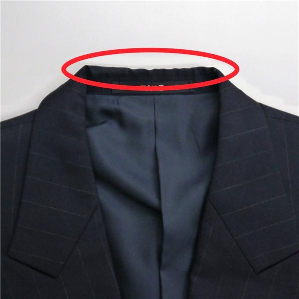 DAKS LONDON 4つボタン ダブルスーツ 袖口4つボタン A6 M ダークネイビー ストライプ ワンタック 春夏 6 CW 932NK 5NE039 | DAKS | 04