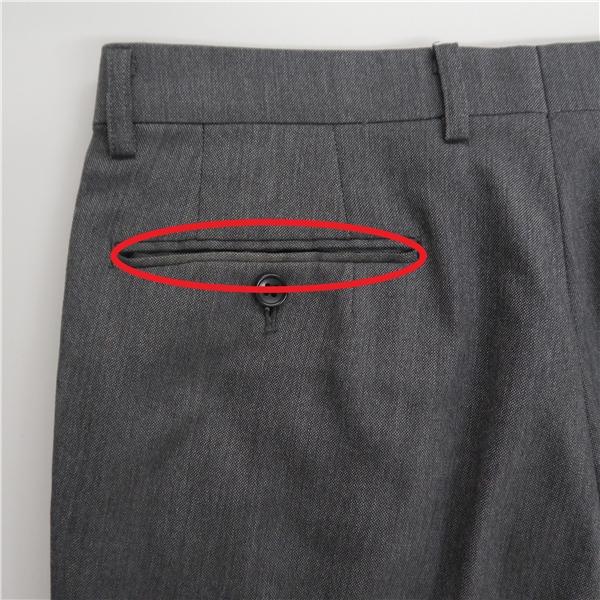 INTIMAGE インティメージ 2つボタン シングルスーツ 袖口4つボタン A5 M ダークグレー ワンタック 春秋 合物 511341 5NF033 | ブランド登録なし | 04