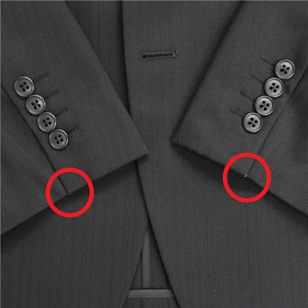 gotairiku 五大陸 2つボタン シングルスーツ A4 S ダークグレー シャドーストライプ ワンタック 春夏 SG G0 YA 0101 5NG021 | gotairiku | 04