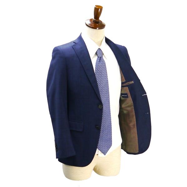 スーツカンパニー REDA 2つボタン シングルスーツ Y4 S ダークネイビー ウインドペン ノータック 本切羽 春秋冬 AET954 5NG090 | SUIT SQUARE | 01