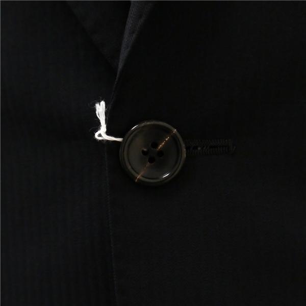 ONLY オンリー イタリア製カノニコ 2パンツ 2つボタン シングルスーツ Y7 L ダークグレー シャドーストライプ 春秋冬 5NH045 | ONLY | 02