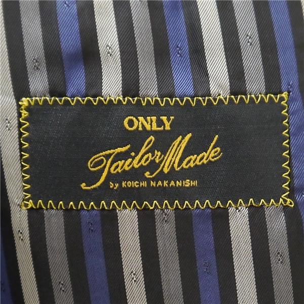 ONLY オンリー イタリア製カノニコ 2パンツ 2つボタン シングルスーツ Y7 L ダークグレー シャドーストライプ 春秋冬 5NH045 | ONLY | 05