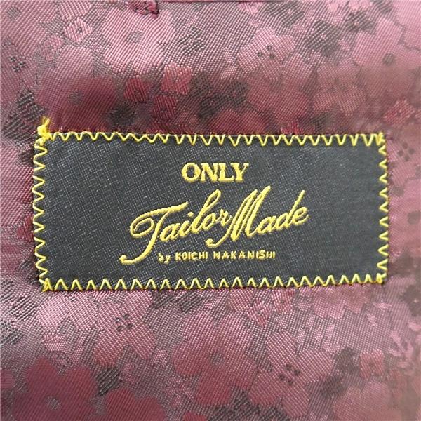 ONLY オンリー イタリア製カノニコ 2パンツ 2つボタン シングルスーツ Y7 L ダークグレー 暗灰色 ノータック 本切羽 秋冬 5NH053 | ONLY | 05