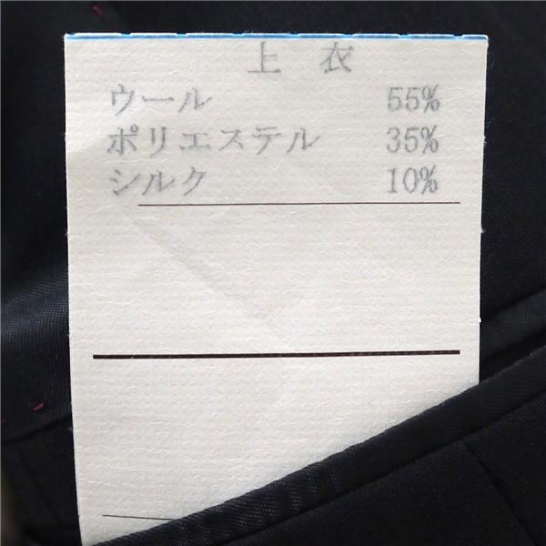 P.S.FA 2つボタン シングルスーツ 袖口4つボタン Y3 S ダークグレー シャドーストライプ ノータック 春秋冬 PS-6074 5NI009 | Perfect Suit FActory | 03