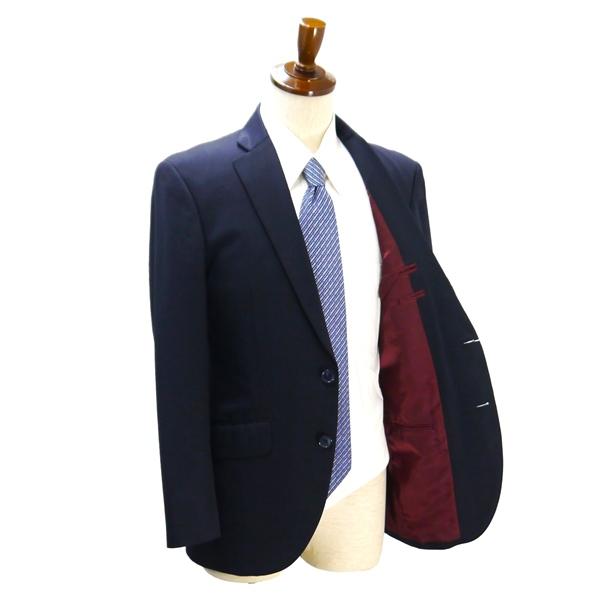 SADA サダ 2つボタン シングルスーツ 袖口4つボタン A6 M ダークネイビー 濃紺色 ノータック 春秋 合物 3964 5NI014 | ブランド登録なし | 01