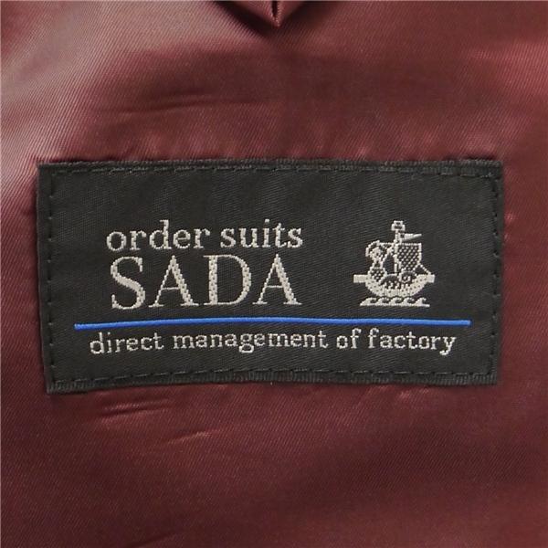 SADA サダ 2つボタン シングルスーツ 袖口4つボタン A6 M ダークネイビー 濃紺色 ノータック 春秋 合物 3964 5NI014 | ブランド登録なし | 03