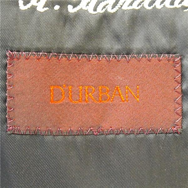 ダーバン 段返り 3つボタン シングルスーツ A5 M ダークネイビー 濃紺色 ストライプ ワンタック 春夏 D711241-38-030 5NI021 | D'URBAN | 04