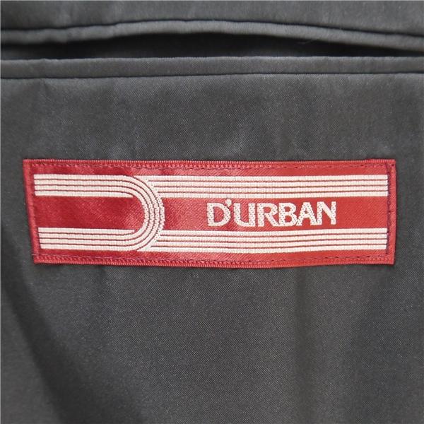 ダーバン 2つボタン シングルスーツ 袖口3つボタン A6 M ダークグレー シャドーストライプ ノータック 秋冬 D510350-98 5NI030 | D'URBAN | 04