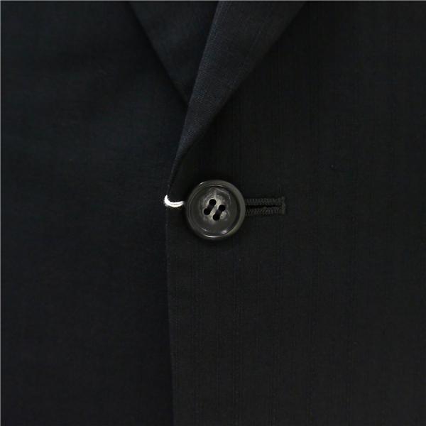 Tailor's Heart&Hand by HANABISHI 2つボタン シングルスーツ A4 S ダークグレー シャドーストライプ ワンタック 春夏 5NI051 | ブランド登録なし | 02