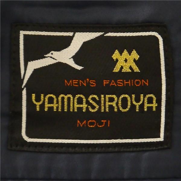 YAMASIROYA ヤマシロヤ 2つボタン シングルスーツ 袖口3つボタン AB3 S ダークネイビー ストライプ ワンタック 春秋冬 5NJ018 | ブランド登録なし | 04