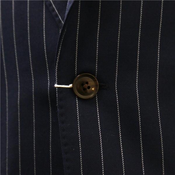 YOSHIDAYA DARROW DALE 3ピース 2つボタン シングルスーツ Y8 XL ダークネイビー ストライプ ノータック 本切羽 春秋冬 74717 5NJ030 | ブランド登録なし | 02