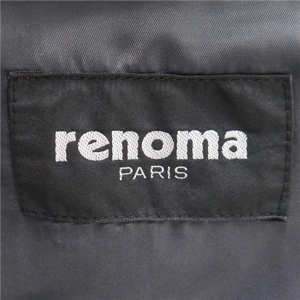 renoma 2パンツ 2つボタン シングルスーツ A6 M ダークグレー 暗灰色 ストライプ ワンタック 春秋冬 492208-703-11-36 5NJ042 | ブランド登録なし | 04