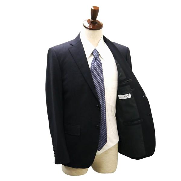 ABITRE51 2つボタン シングルスーツ 袖口4つボタン AB6 L ダークグレー 暗灰色 ノータック 春秋 合物 2-0334-29-552 5NJ054 | ブランド登録なし | 01